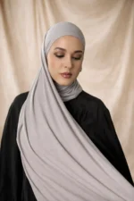 Bamboo Jersey Scarf - Grey