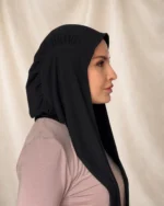 Rome Long Scarf - Black - Image 4