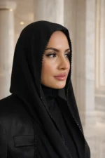 Sheyha Instant Scarf - Black - Image 2