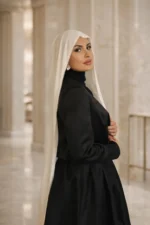 Sheyha Instant Scarf - White - Image 2