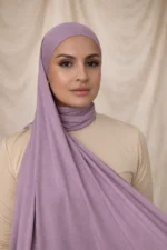 Bamboo Jersey Scarf - Lilac - Image 3
