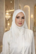 Sultanah Instant Hijab - White