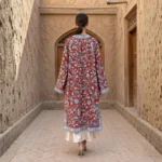 Handcrafted Silk Suzani Chapan – Floral Embroidery & Japanese Beadwork - Image 2