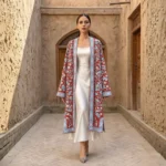 Handcrafted Silk Suzani Chapan – Floral Embroidery & Japanese Beadwork